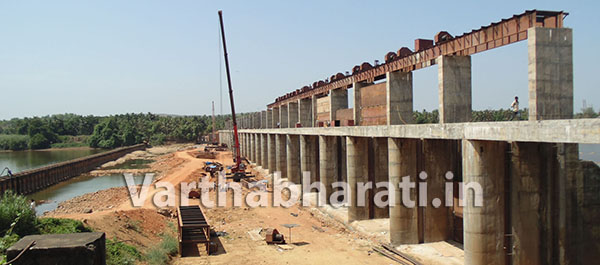 ಭರದಿಂದ ಸಾಗುತ್ತಿದೆ ತುಂಬೆ ಹೊಸ ಡ್ಯಾಂ ಕಾಮಗಾರಿ